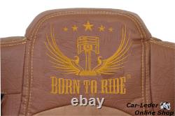 Truck Truck Seat Covers Slipcovers Faux Leather Brown fits Actros Mp4 Mp5