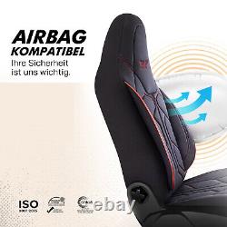 Truck Truck seat cover protective cover seat pad all models in black red Pilot 1.2