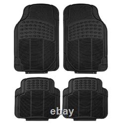 Truck Van Seat Cover for Integrated Seatbelt Tan with Black Floor Mats