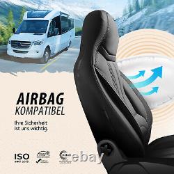 Truck truck seat cover protective cover all models in black grey premium pilot 5.1