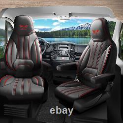 Truck truck seat cover protective cover all models in black red premium pilot 5.2