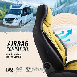 Truck truck seat cover protective cover seat pad all models yellow premium pilot 5.12