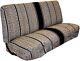 USA Truck Mexican Style Saddle Blanket Black Bench Seat Cover! Ford/chevy New Uk