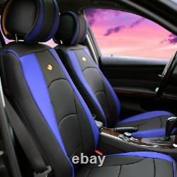 Ultra Comfort High Grade Leather Seat Covers For Car Truck SUV Van Front Set
