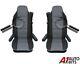 Universal Grey Premium Leatherette & Fabric Comfort Seat Covers For Truck Lorry