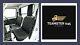 Waterproof Black Seat Covers for Japanese Kei Trucks 2 Front Set by BONFORM