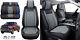 Yiertai Dodge Ram 2 Front Car Seat Covers Custom Fit 2 PCS Front/Black-Grey